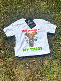 "Stop Staring" Zipper Taco Tee